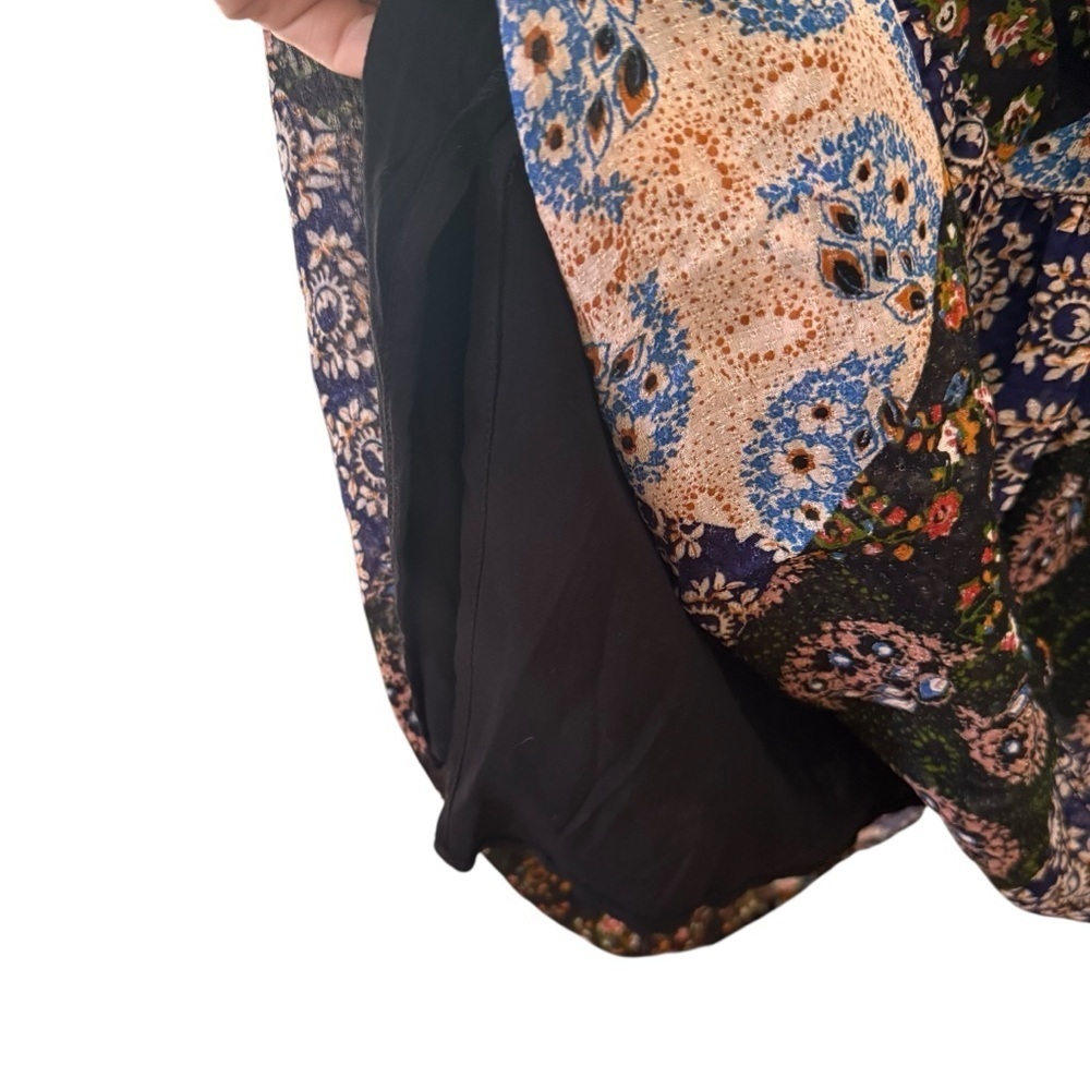 Anthropologie Maeve Katrina Patchwork Halter Maxi Dress Size Extra Small - Picture 10 of 16